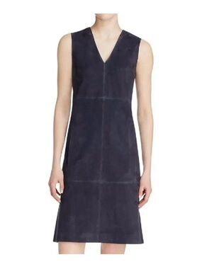 Vince Goat Suede Dark Blue Dress
